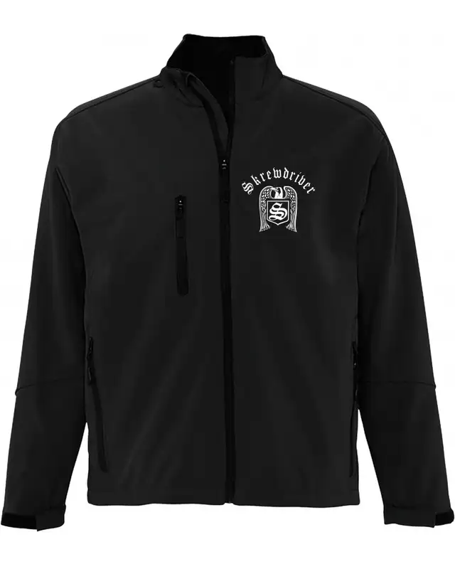 Bestickte Herren Softshell Jacke "3 Lagen" (Skrewdriver)