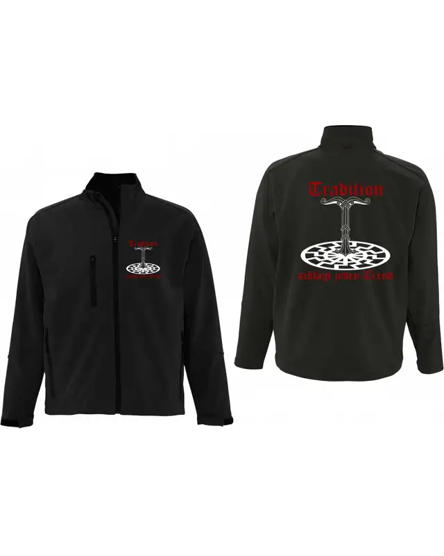 Bestickte Herren Softshell Jacke "3 Lagen" (Tradition schlägt jeden Trend) Bild 3