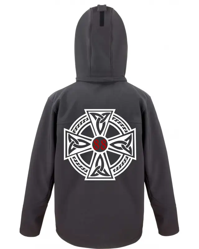 Bestickte Herren Softshell Kapuzenjacke (Celtic 88) Bild 2