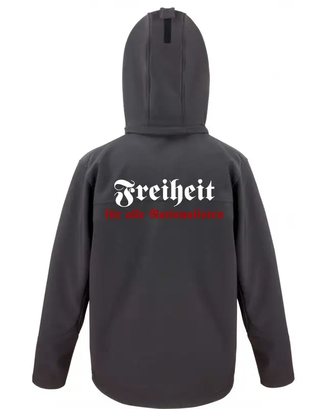 Bestickte Herren Softshell Kapuzenjacke (Freiheit) Bild 2
