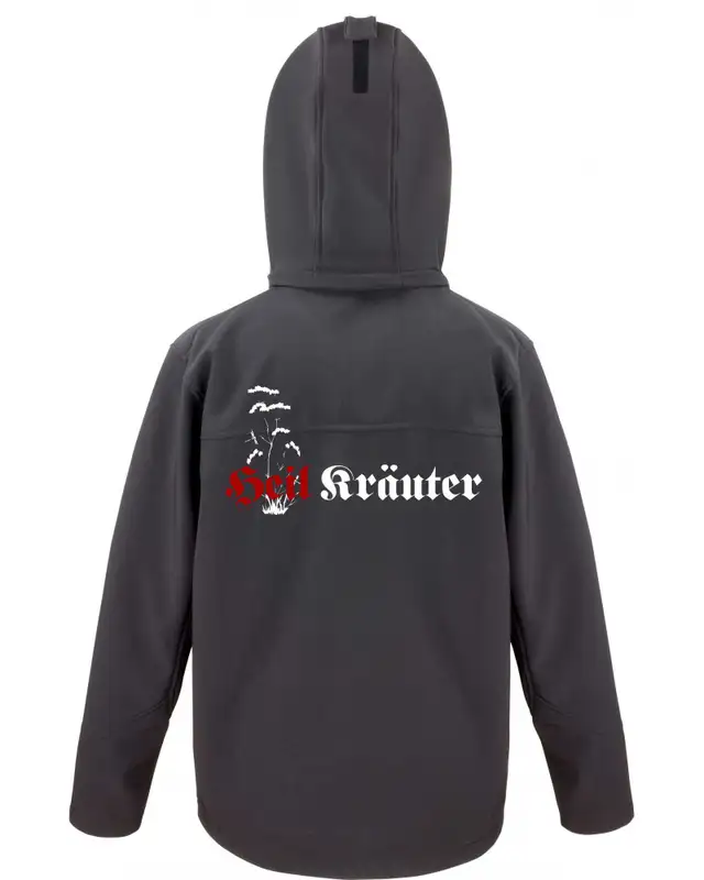 Bestickte Herren Softshell Kapuzenjacke (Heil Kräuter) Bild 2