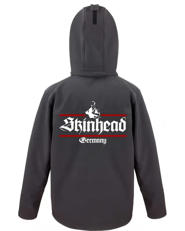 Bestickte Herren Softshell Kapuzenjacke (Skinhead Germany) Bild 2