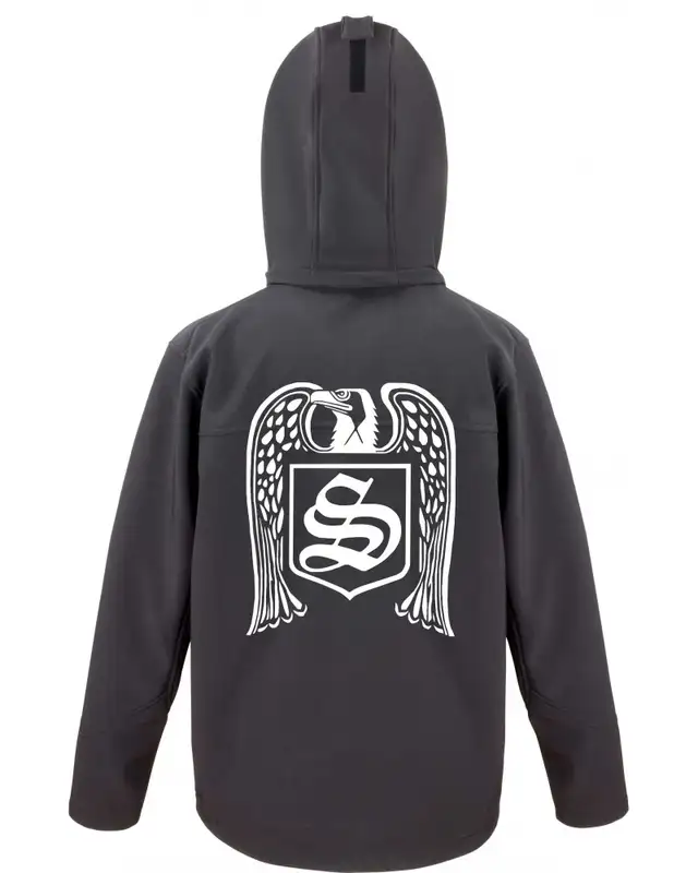 Bestickte Herren Softshell Kapuzenjacke (Skrewdriver, Adler) Bild 2
