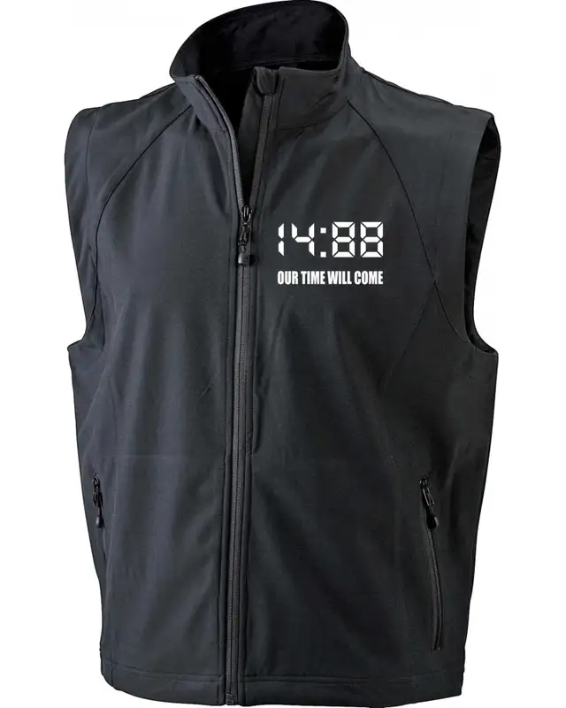 Bestickte Herren Weste (1488 Our time will come)
