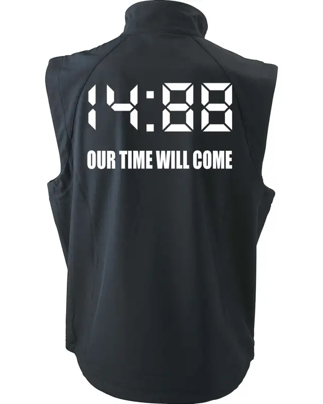 Bestickte Herren Weste (1488 Our time will come) Bild 2