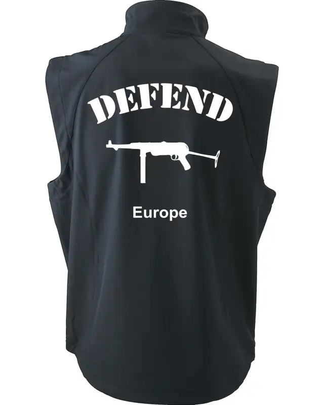 Bestickte Herren Weste (Defend Europe) Bild 2