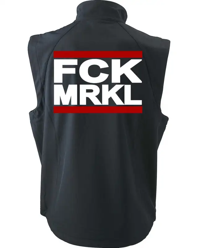 Bestickte Herren Weste (FCK MRKL) Bild 2