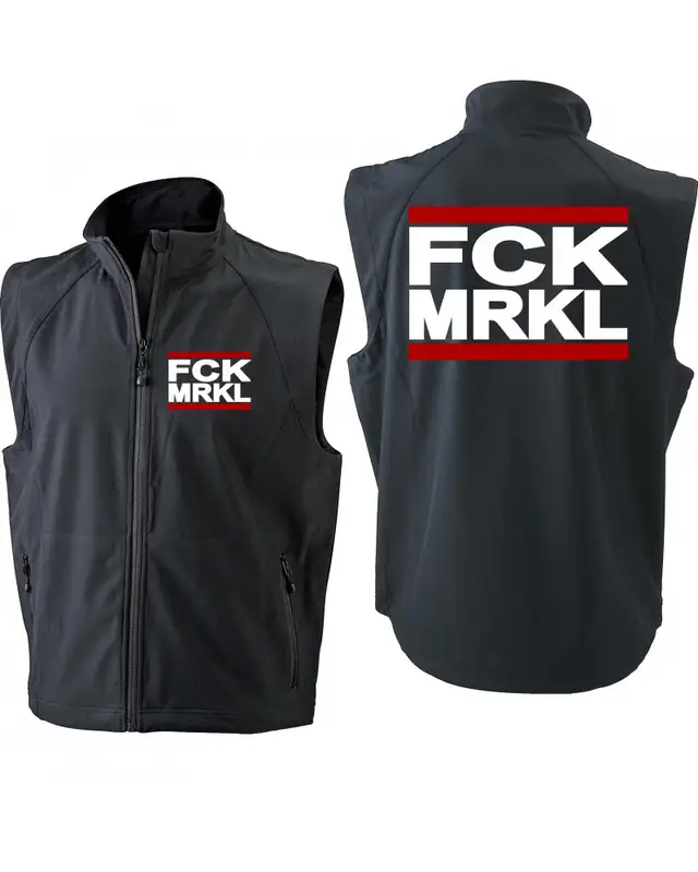 Bestickte Herren Weste (FCK MRKL) Bild 3