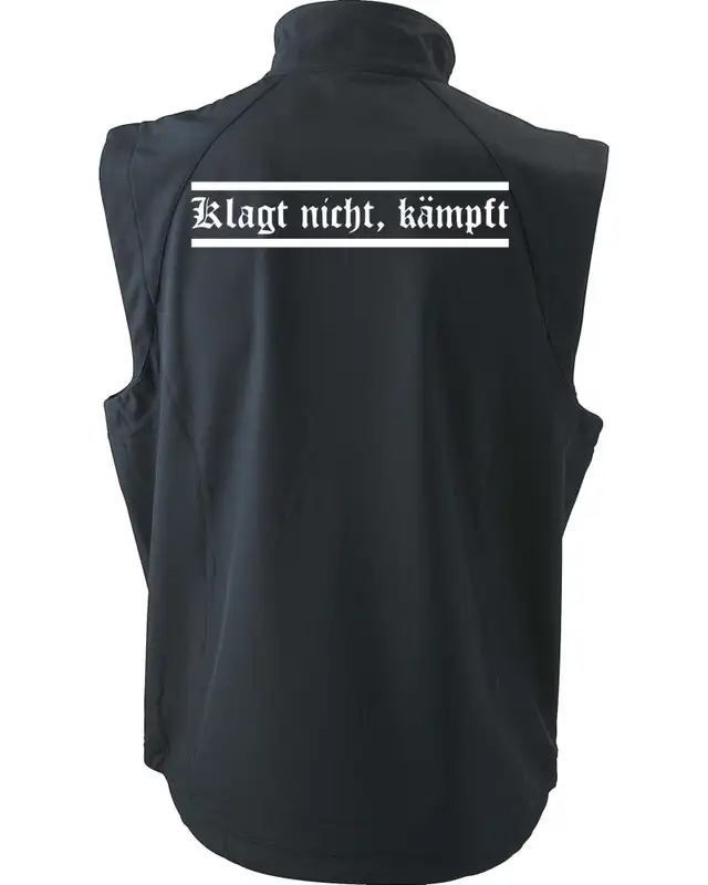 Bestickte Herren Weste (Klagt nicht kämpft) Bild 2