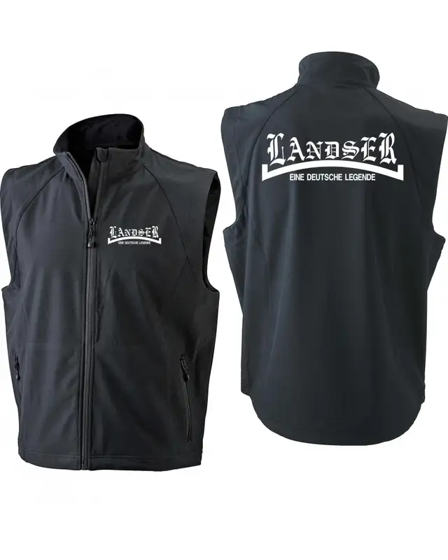 Bestickte Herren Weste (Landser, weiß) Bild 3