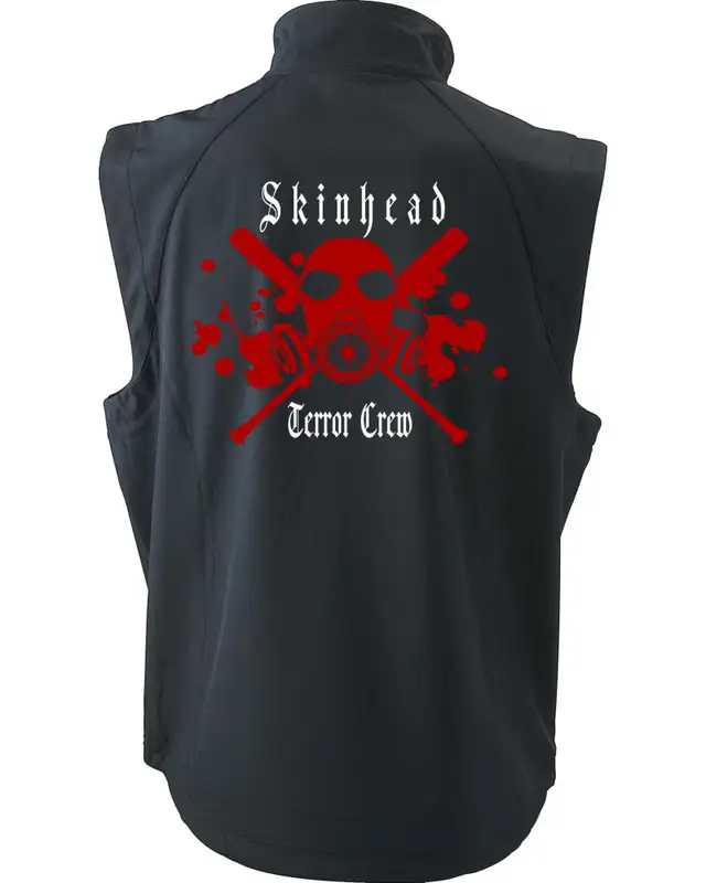 Bestickte Herren Weste (Skinhead Terror Crew) Bild 2