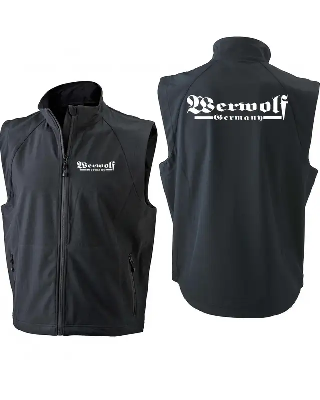 Bestickte Herren Weste (Werwolf Germany ohne Wolf) Bild 3