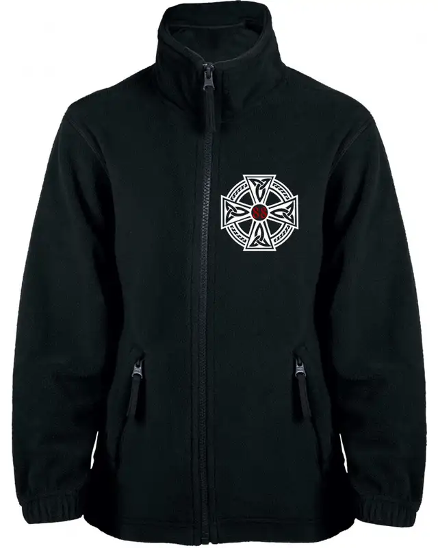 Bestickte Kinder Fleecejacke (Celtic 88)