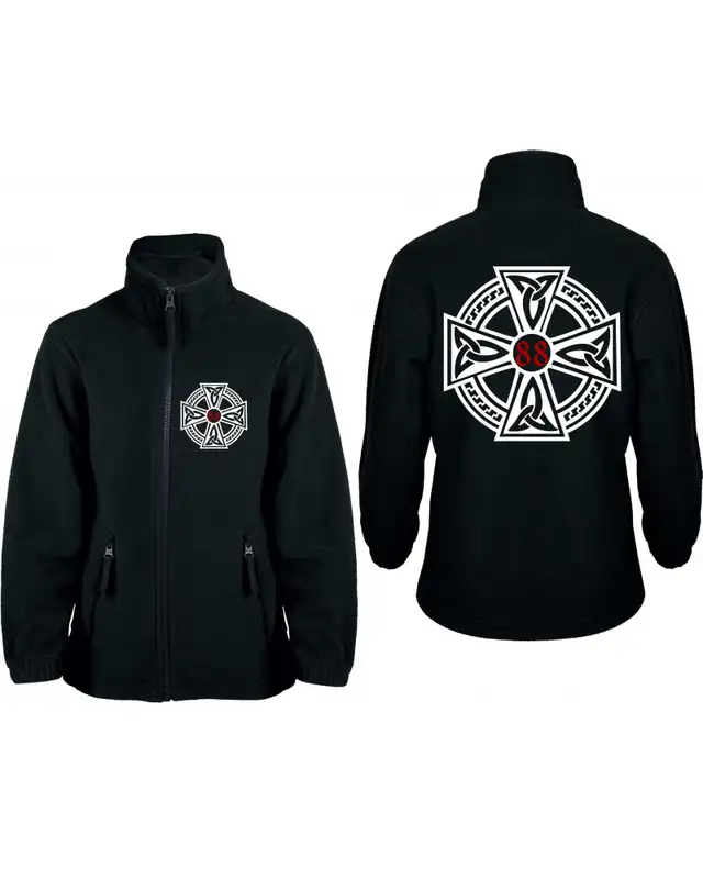 Bestickte Kinder Fleecejacke (Celtic 88) Bild 3