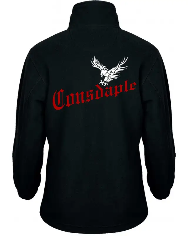 Bestickte Kinder Fleecejacke (Consdaple, Adler im Flug) Bild 2
