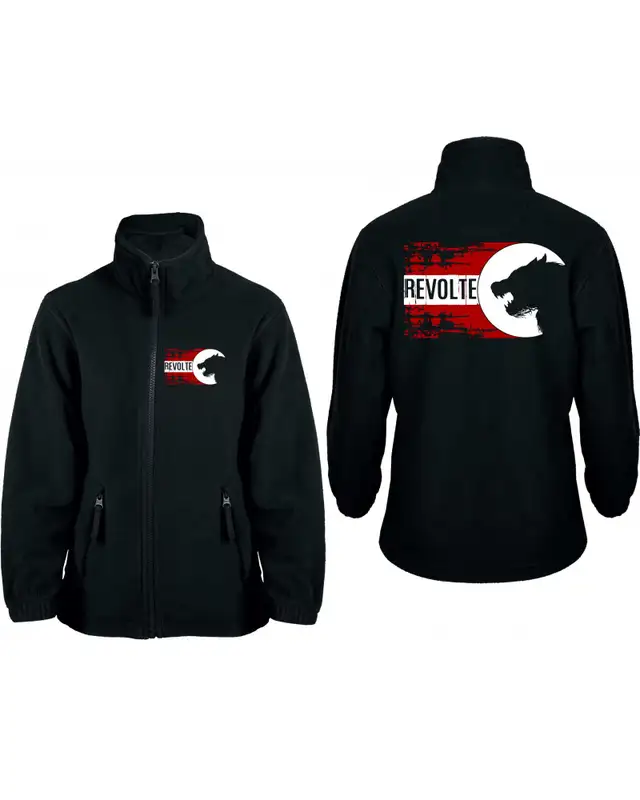 Bestickte Kinder Fleecejacke (H8-Front) Bild 3