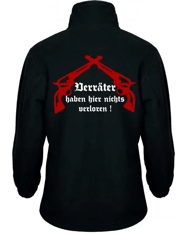 Bestickte Kinder Fleecejacke (Kameradschaft mehr als nur ein Wort) Bild 2