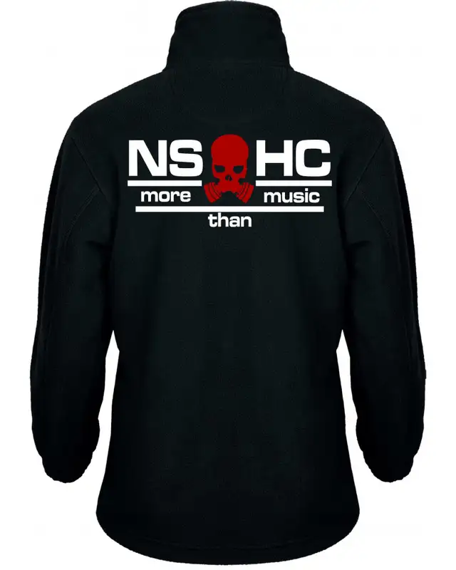 Bestickte Kinder Fleecejacke (NS HC, more than music) Bild 2
