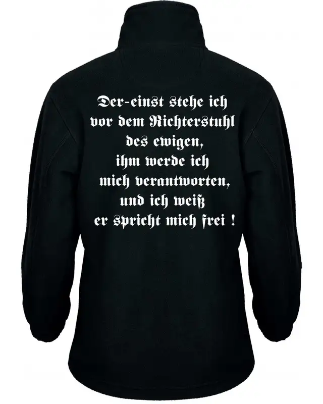 Bestickte Kinder Fleecejacke (Rudolf Hess) Bild 2