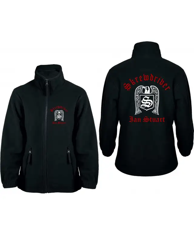 Bestickte Kinder Fleecejacke (Skrewdriver, Ian Stuart) Bild 3