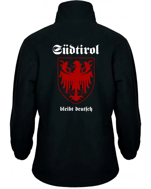 Bestickte Kinder Fleecejacke (Südtirol bleibt deutsch) Bild 2