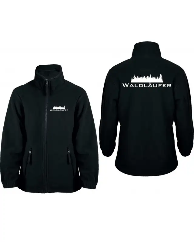 Bestickte Kinder Fleecejacke (Waldläufer) Bild 3