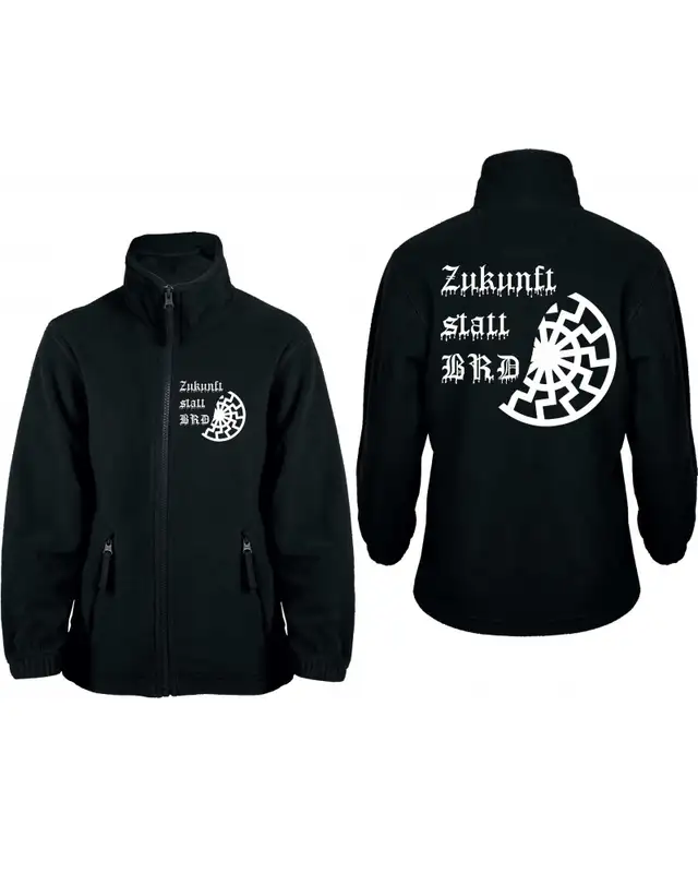 Bestickte Kinder Fleecejacke (Zukunft statt BRD) Bild 3