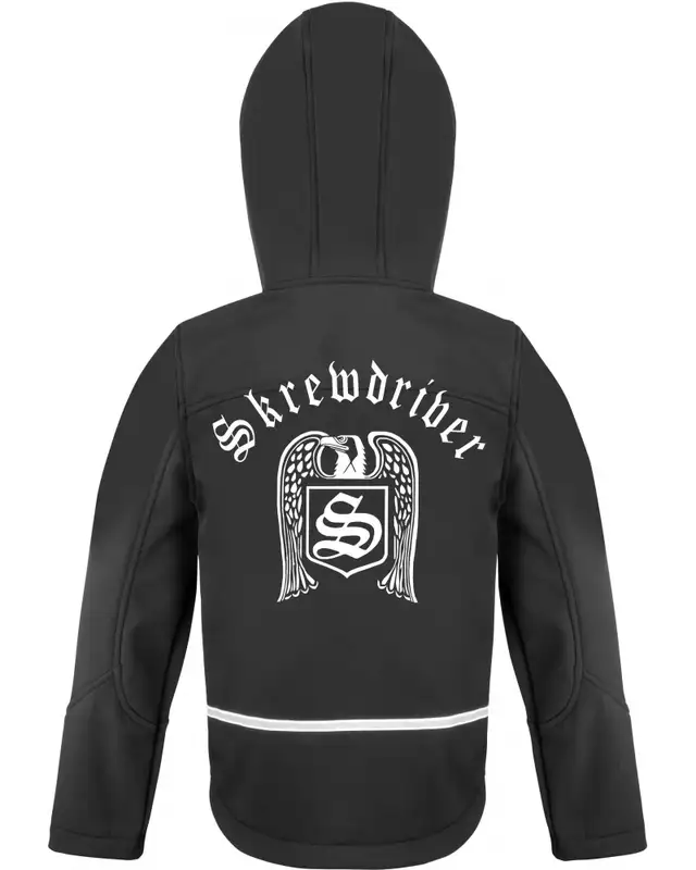 Bestickte Kinder Softshell Kapuzenjacke (Skrewdriver) Bild 2