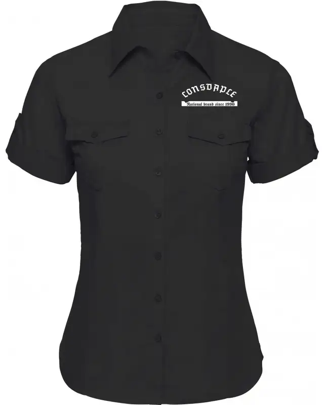 Bestickte kurzarm Damenbluse (Consdaple, national brand)