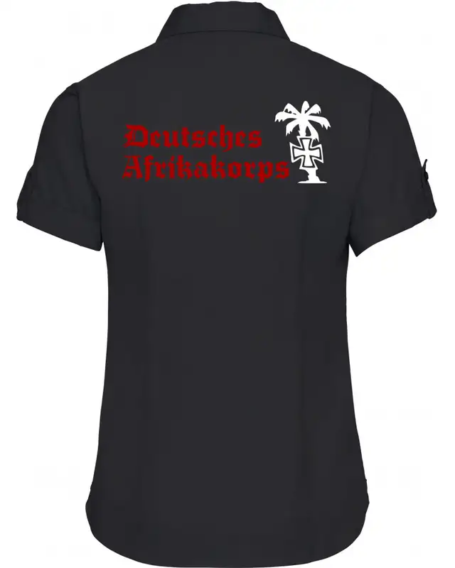 Bestickte kurzarm Damenbluse (Deutsches Afrikakorps) Bild 2