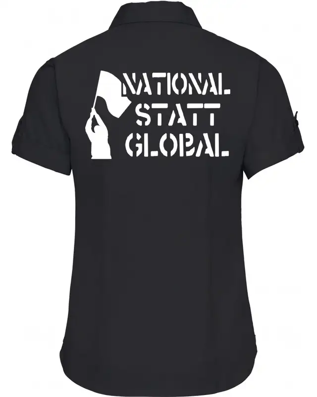 Bestickte kurzarm Damenbluse (National statt global) Bild 2