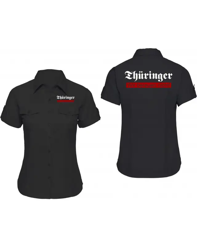 Bestickte kurzarm Damenbluse (Thüringer, wir bereuen nicht) Bild 3