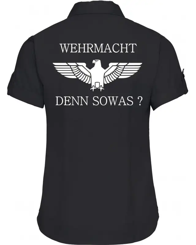 Bestickte kurzarm Damenbluse (Wehrmacht denn sowas) Bild 2