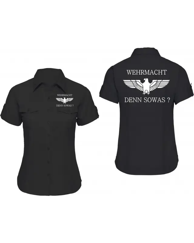 Bestickte kurzarm Damenbluse (Wehrmacht denn sowas) Bild 3