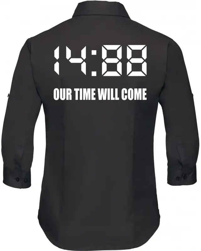 Bestickte langarm Damenbluse (1488 Our time will come) Bild 2