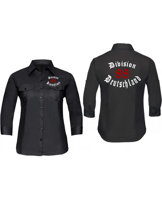 Bestickte langarm Damenbluse (Division 88 Deutschland) Bild 3