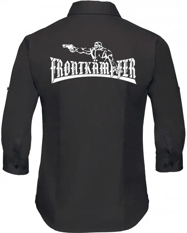 Bestickte langarm Damenbluse (Frontkämpfer) Bild 2