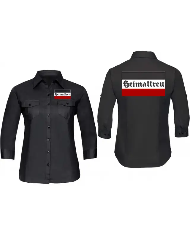 Bestickte langarm Damenbluse (Heimattreu) Bild 3