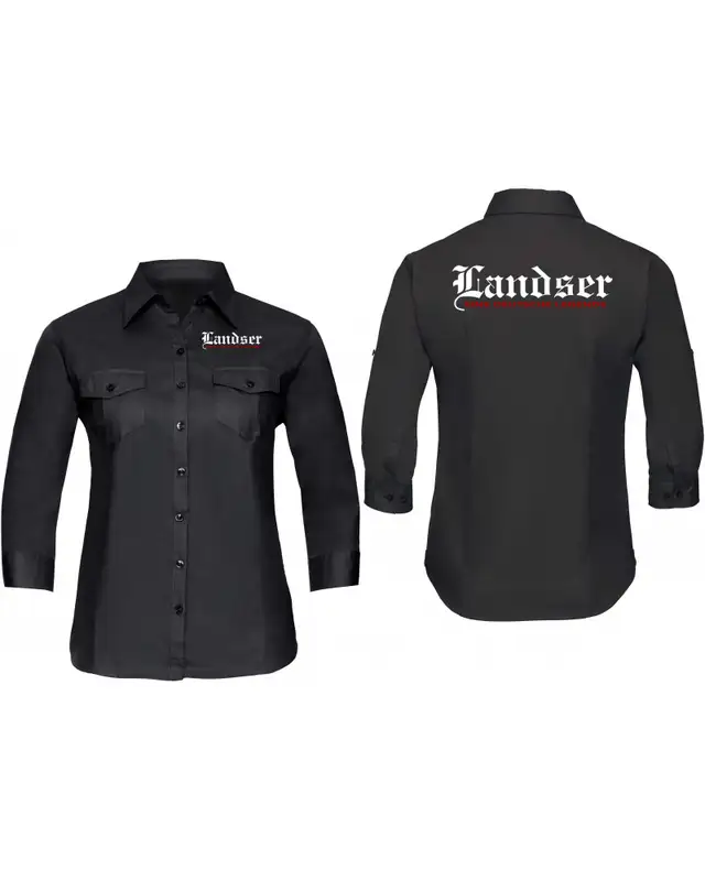 Bestickte langarm Damenbluse (Landser, eine deutsche legende) Bild 3