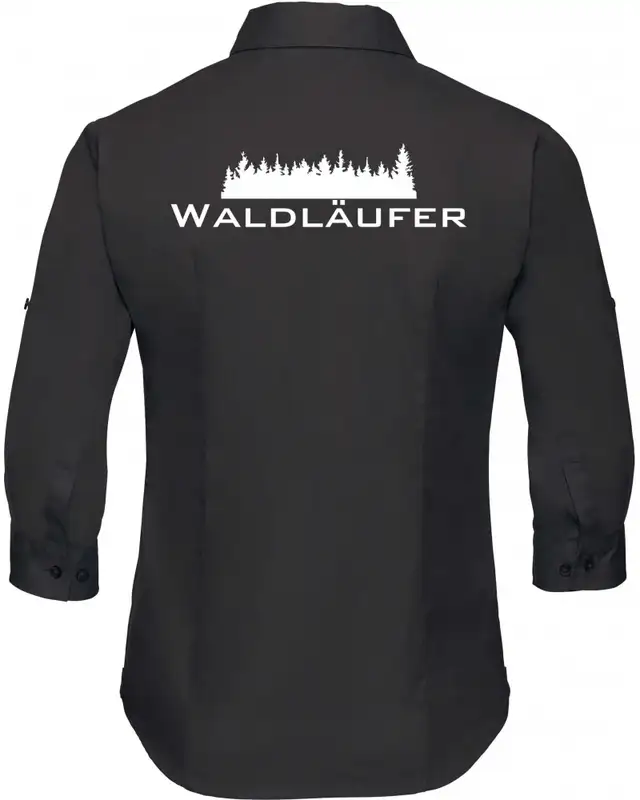 Bestickte langarm Damenbluse (Waldläufer) Bild 2