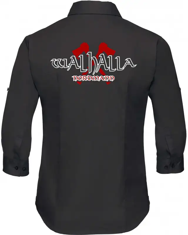 Bestickte langarm Damenbluse (Walhalla, Nordmann) Bild 2