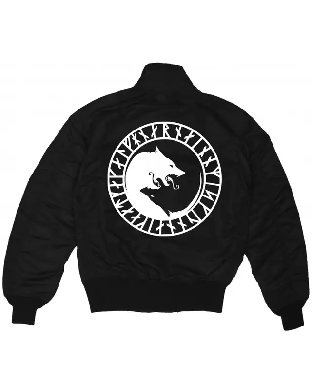 Bestickte MA1 Bomberjacke (Fenrir) Bild 2