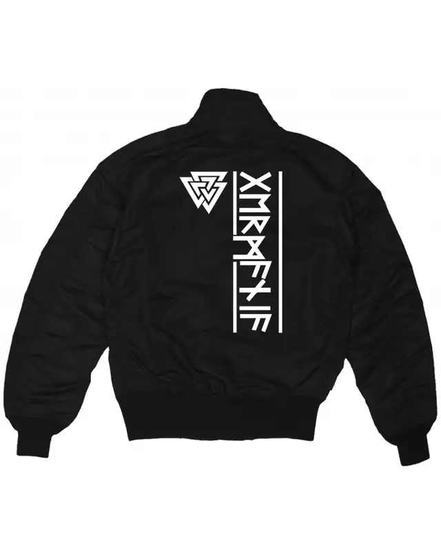 Bestickte MA1 Bomberjacke (Germania Runen) Bild 2