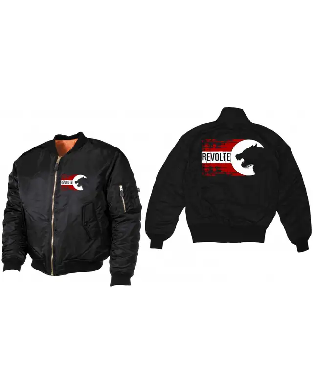 Bestickte MA1 Bomberjacke (H8-Front) Bild 3
