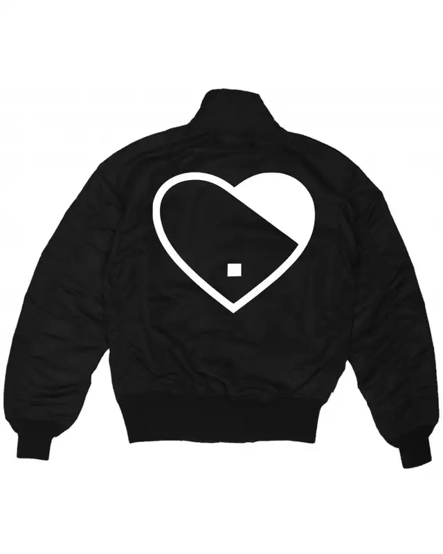 Bestickte MA1 Bomberjacke (Herz) Bild 2