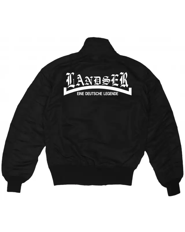 Bestickte MA1 Bomberjacke (Landser, weiß) Bild 2