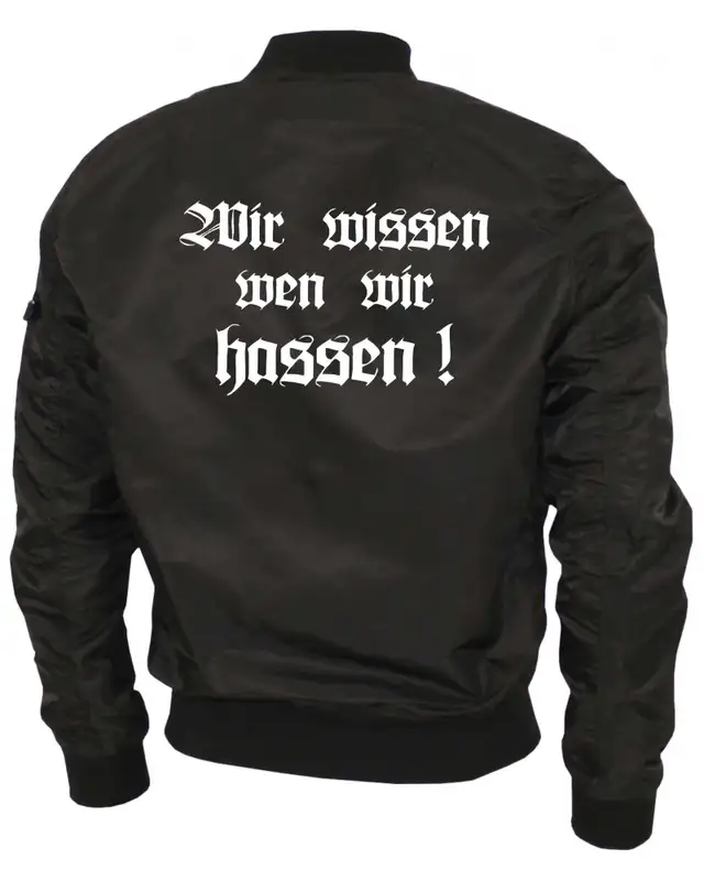 Bestickte Ma1 Bomberjacke "Leichtversion" (Berserker) Bild 2
