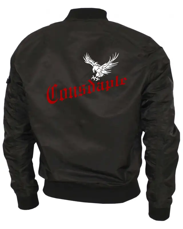 Bestickte Ma1 Bomberjacke "Leichtversion" (Consdaple, Adler im Flug) Bild 3