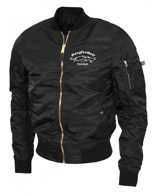 Bestickte Ma1 Bomberjacke "Leichtversion" (Consdaple, Bergfreiheit) Bild 2