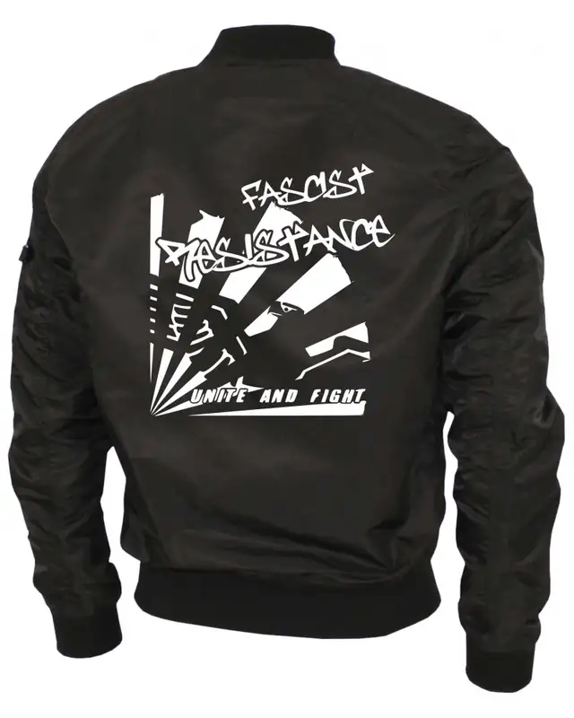 Bestickte Ma1 Bomberjacke "Leichtversion" (Fascist Resistance) Bild 4